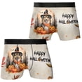 thumbnail image 3 of Happy Halloween Shetland Sheepdog Witches Hat Pumpkin Carving All Over Print Boxer Briefs Underwear for Men Dad Sheltie Dog Lover Gifts - 02019, 3 of 6