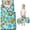 Geometric Flower and Dahlia Blue Pattern-1, variant on Geometric Flower and Dahlia Blue Pattern Teens Toddler Nap Mat with Pillow, Sleeping Mat Bag for Preschool Daycare 59"x22"