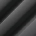 thumbnail image 3 of Sun Zero Nolan Energy Saving Blackout Rod Pocket Curtain Panel, 40"X95", Charcoal (Single Panel), 3 of 7