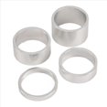 thumbnail image 2 of 4 Unids / Set 5/10/15/20 mm Auriculares de Aleación Aluminio Stem Spacer Mtb 28.6Mm Tapa Arandela Horquilla para Ciclismo Carretera, Plata, 2 of 5