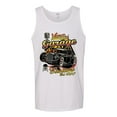 thumbnail image 2 of Wild Bobby, 1990 Vintage Garage Customs Hot Rod Classic Car Cars and Trucks Mens Graphic Tank Top, White, 3XL, 2 of 3