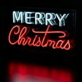 thumbnail image 5 of Northlight LED Merry Christmas Neon Lighted Wall Sign - 17", 5 of 9