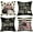 Pink Pumpkin Truck, variant on Halloween Trick or Treat Decorative Throw Pillow Covers 18x18 Set of 4, Spooky Pumpkin Truck Spider Web Bat Porch Patio Outdoor Pillowcase, Polka Dot Stripes Holiday Cushion Case Home Decor