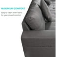 thumbnail image 5 of Aerys Canapé-lit Sectionnel pour Salon, Sectionnel avec Chaise de Rangement, Gris LHF,, 5 of 5