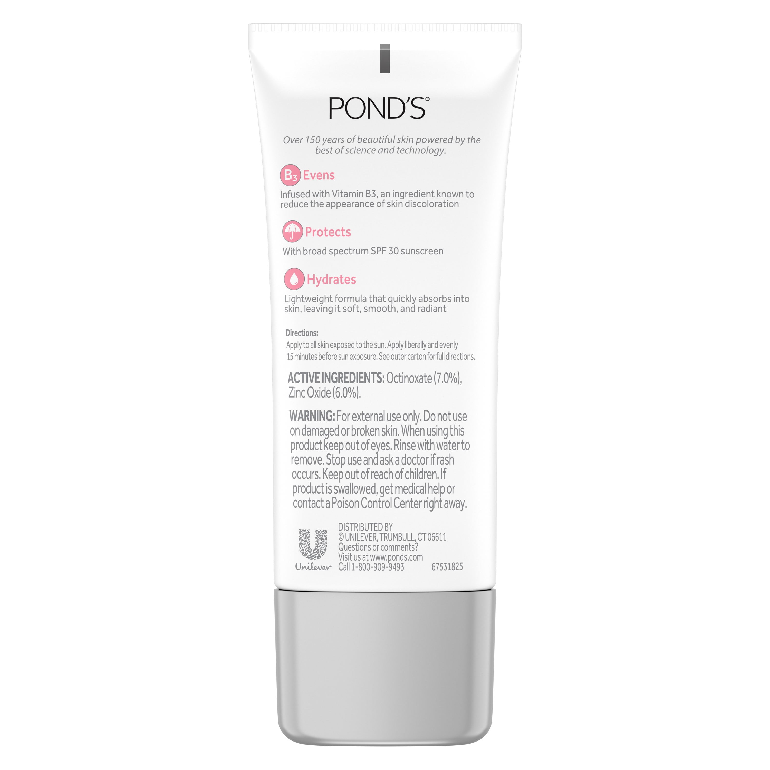 ponds daily moisturizer with sunscreen