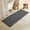 Black & White-2' X 5' (Runner), variant on Waffle Runner Rug Bathroom Boho Rugs Non Slip Washable Long Super Absorbent Quick Dry Cute Bath Mat Farmhouse 60"x24" Pale Green