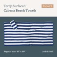 thumbnail image 3 of Casa Platino Beach Towel Set of 2, Light Weight, Quick Dry Towel, Large Beach Towels 30"x60", Beach Towel Set - Blue, 3 of 8