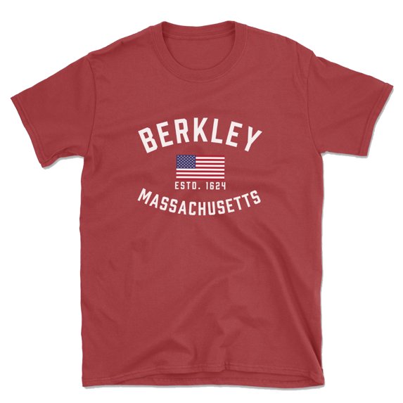 Berkley Massachusetts Patriot Men's Cotton T-Shirt