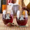 thumbnail image 3 of American Shorthair Mother Book Lover Happy Mother's Day 15oz Stemless Wine Glass Mug Cat Lover Kitten Owner Gifts Wine Glasses Cup - 03004, 3 of 5