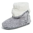 thumbnail image 3 of Dearfoams Women's Beth Foldover Boot Slipper, Grey Frost, Medium, 3 of 3