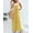 Yellow, variant on Cuteduck Women's Casual Loose Overalls Jumpsuits One Piece Sleeveless Wide Leg Long Pant Rompers With Pockets S-2XL