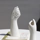 thumbnail image 1 of Florero de cerámica con forma de mano, maceta de flores artificiales, decoración de 9,3 pulgadas para sala de BLESIY jarrón de figura corporal, 1 of 8