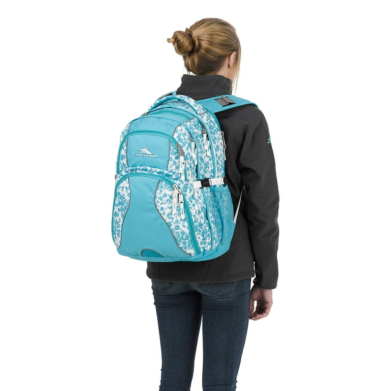 High Sierra Swerve Backpack Tropic Leopard Tropic Teal White One Size