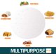 thumbnail image 4 of 200 piezas de revestimientos para freidoras de aire, hojas de papel pergamino perforadas de 9 pulgadas, tapete antiadherente para cocinar al vapor para freidoras de aire/vaporizadoras de, 4 of 5