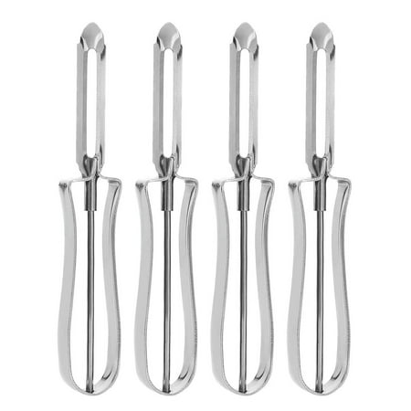 

4 Pcs Stainless Steel Rotary Kitchen Vegetable Peeler for Potatoes Carrots Apples Fruit Carrot Cucumber
