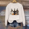 thumbnail image 4 of QunYou 2025 Fall Fashion Oversized Sweatshirts Women's Halloween Printed Round Neck Long Sleeved Sweatshirt for Trendy Casual Pullover Tops, 4 of 4