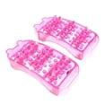 thumbnail image 1 of lionlar 2 Pièces en Plastique Pied Masseur Rouleau Point Outil d'Auto Massage Rose, 1 of 9