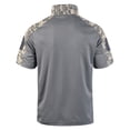 thumbnail image 4 of LTTVQM Polo Shirts for Men Camo Short Sleeve 1/4 Zipper Outdoor Workout Collared Shirts Quick Dry Golf Shirt Dark Gray 5XL, 4 of 4