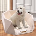 thumbnail image 1 of Rejillas de malla para entrenamiento de mascotas Fernando cubierta de arena para perros orinal reutiliza Beige, 1 of 8