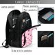 thumbnail image 4 of Fotbe Strawberry And Heart Mochila con Estampado y Puerto USB para Hombre y Mujer, Mochila Antirrobo, Mochila de Viaje, Mochila Escolar, Mochila Universitaria, 4 of 7