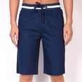 thumbnail image 2 of Pantalones cortos de verano para hombre Sunnimix Pantalones de playa Azul Oscuro 3XL, 2 of 8