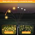 thumbnail image 6 of Qoosea Solar Lights Outdoor Waterproof Garden Lights 4 pack 24 Lights Solar Firefly Lights for Yard Garden Patio Path Lawn Pathway, 6 of 9