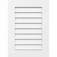 thumbnail image 2 of Ekena Millwork GVPVE22X2001SN Support de Surface Verticale PVC Ventilé, 22"L x 20"H, Blanc Imprimé d'Usine, 2 of 4