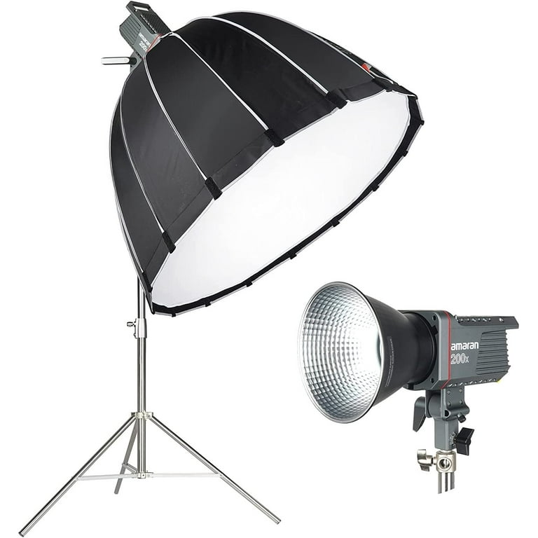 Aputure Amaran 200x Bi-Color LED Video Light+ Light Dome SE