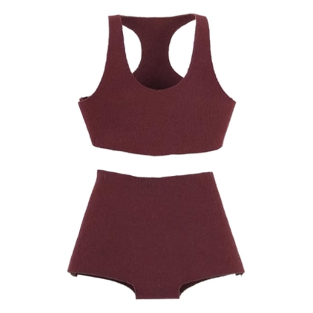 Colección de accesorios de ropa femenina a escala 1/6, regalo ideal de moda, ropa 1:6 Rojo oscuro