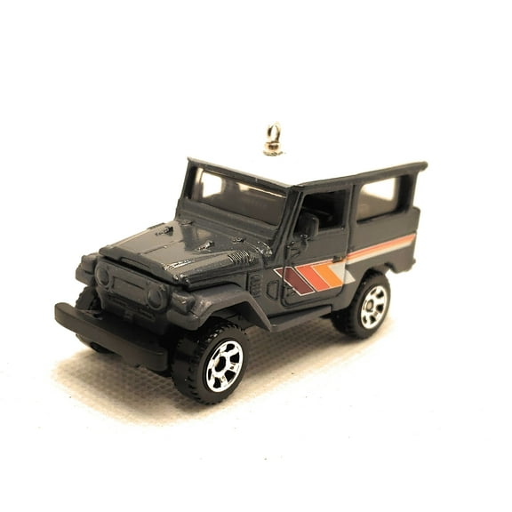 Christmas Ornament for Toyota Land Cruiser FJ40 Gray