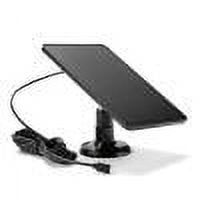 Soporte Pared Monocristalino para Panel Solar 10W Y 5V para Luces (puerto Tipo C Negro)