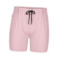 thumbnail image 4 of yotijay Mens Workout Shorts Athletic Running Shorts for Basketball Bodybuilding Pink L, 4 of 9