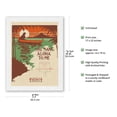 thumbnail image 2 of She Sang Aloha To Me - A Ballad of Hawaii by Joseph B. Carey - Vintage Hawaiian Sheet Music by Leland Stanford Morgan c.1915 - Japanese Unryu Rice Paper Art Print (Unframed) 17 x 22 in, 2 of 4