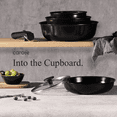 thumbnail image 4 of Carote Ceramic Cookware Sets, 13 Pcs Pots and Pans Set with Detachable Handle, Black, 4 of 9