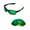 Emerald Mirror Coated - Polarized, variant on Walleva Black Polarized Replacement Lenses for Oakley Commit SQ Sunglasses