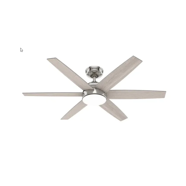 Ventilador De Techo Hunter Anza 53284 52" 6 Aspas LED Control
