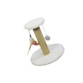 thumbnail image 1 of Poteau à Griffer pour Chat, Cadeau Durable, Fournitures d'Intérieur Amusantes pour Chatons, Rond Blanc, 1 of 9