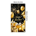 thumbnail image 3 of Steadline 2026 New Year Happy Door Curtain 180x90cm Multi-Color Holiday Fabric Decoration Spring Festival Door Cover Christmas Home Decor Party Background Decoration, 3 of 7