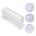 thumbnail image 3 of CIMAXIC Transparent Plastic Test Tube Rack for Storage Use with Durable Quality and Multiple Holes 2PCS,6.3"X3.35"X1.97", 3 of 4