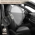thumbnail image 2 of HQBQBUG Car Seat Covers Full Set for Audi Q3 2015-2025 LeatherWaterproof Seat Covers Cushion Comfort Lumbar Support Easy Installation(Grey,5 Seats), 2 of 9