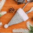 thumbnail image 4 of XKHAZA Christmas Mini Santa Hats Silverware Holders, Wine Bottles Cover, Handmade Xmas Party Dinner Table Dinnerware Decorations Supplies Flatware Decor, 4 of 7