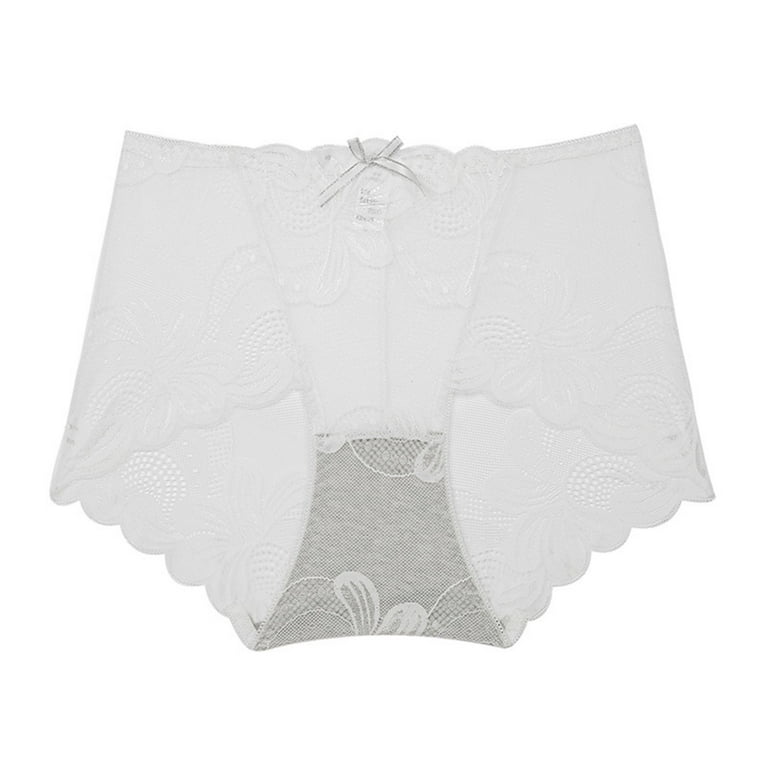 Aayomet Panties For Women Women G String Lace Thongs T Back Panties Thong  Female Underwear Fashion Letter Panty Girls Underwear,White L