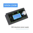 thumbnail image 4 of Módulo de potencia ajustable CNC de 50 V 5 A, amperímetro de voltaje, módulo regulador de corriente constante de voltaje constante, negro, 4 of 5