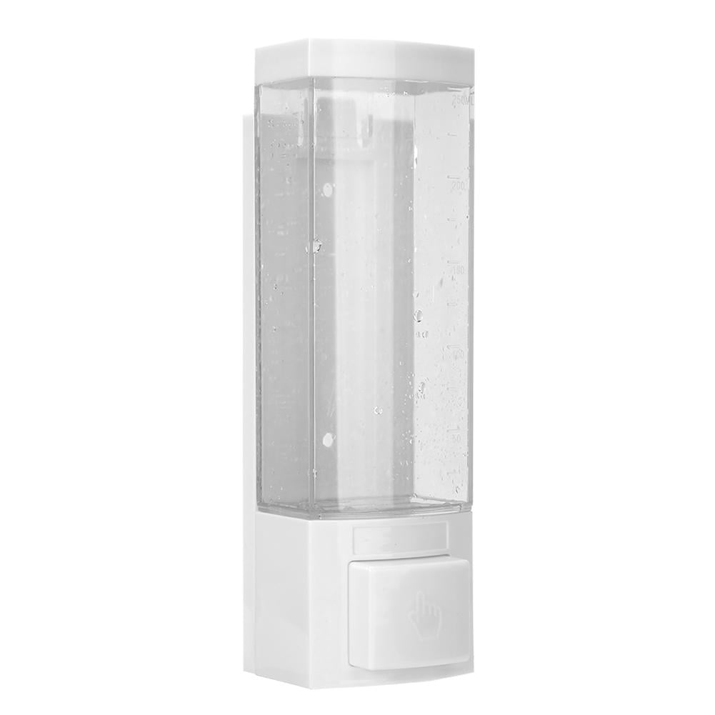 EBTOOLS Shower Gel Container,Wall-Mounted Soap Dispenser Manual Bathroom Washroom Shampoo Shower Gel Liquid Container