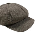thumbnail image 2 of CoCopeaunts Newsboy Cap Unisex Women Men Fashion Casual Warm Plaid Octagonal Cap Autumn Retro Newsboy Hat Winter Beret Hat, 2 of 8