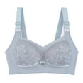 thumbnail image 2 of Darzheoy Wire-Free Bra for Women Large Size Comfortable Breathable Bra Underwear No Rims Sports Bra 34/75BC, 2 of 4