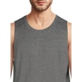 thumbnail image 4 of Athletic Works Men's and Big Men's Active Tri Blend Tank Top, up to Size 5XL, 4 of 5
