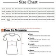 thumbnail image 3 of Pompotops T-Shirt Décontracté Imprimé pour Femmes Col Rond Manches Courtes Mode, 3 of 7
