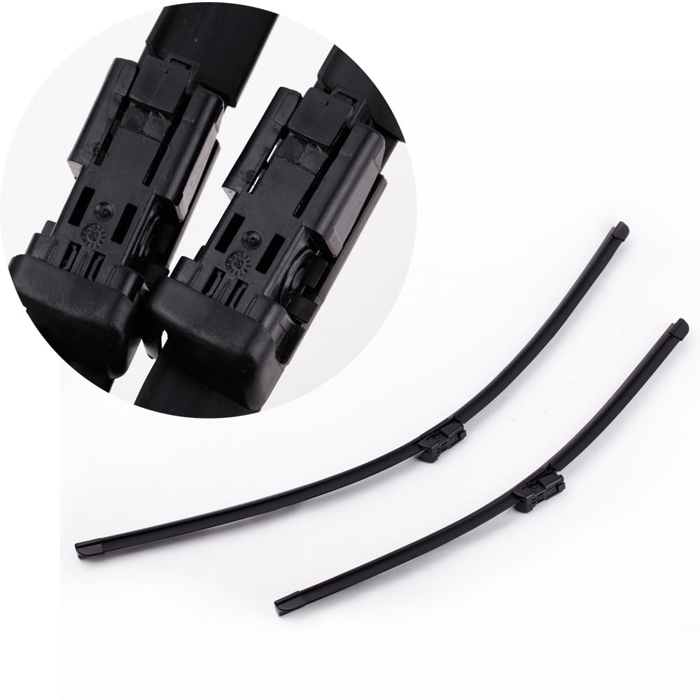 Yeacher 2PCS 26"+20" Windshield Wiper Blade Bracketless Rubber Arm Blade for C30 S80 XC70