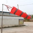 thumbnail image 3 of Scienceny Bolsa de manga de viento, ligera, para medir el viento, bolsa de viento, veleta, cinturón reflectante, juguete de monitoreo de viento, Accesorios para bloques patrón Rojo 0.8 m, 3 of 6